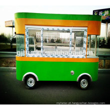 reboque popular do alimento da rua / caminhão do alimento / camionete fast food / carro do fast food / cachorro quente que vende o camionete